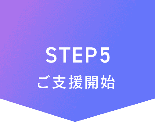 STEP5 ご支援開始